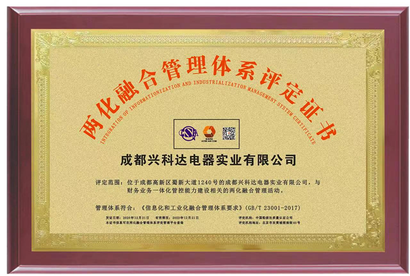 两化融合管理体系